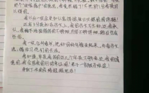 工作失误的检讨书怎么写